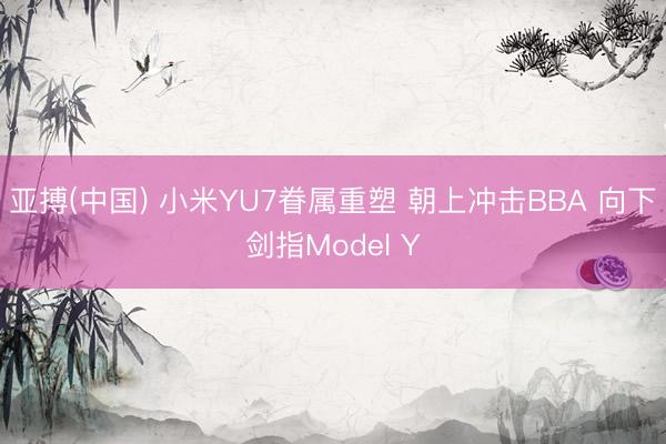 亚搏(中国) 小米YU7眷属重塑 朝上冲击BBA 向下剑指Model Y
